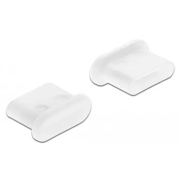 Tappo antipolvere per connettore femmina USB Type-C DeLOCK 64095 10 pezzi bianco
