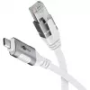 Cavo di rete Goobay 74180 USB C RJ-45 Cat6 10 m bianco