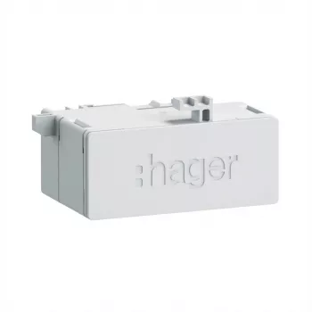 Cavo di rete Hager Tehalit HTV connettore femmina ZZ45WAN2PP RJ45 Patch 180° CAT6A bianco