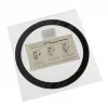 Filtro antipolvere DEMCiflex 140 mm rotondo – nero/bianco per ventole del case