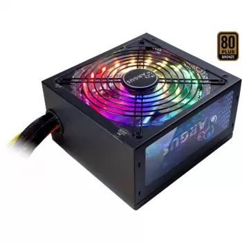 Inter-Tech Argus RGB-500W II - 500 W - 100 - 240 V - 50/60 Hz - 8 - 4 A - Attivo - Sovraccarico - Sovratensione - Cortocircuito (88882192)