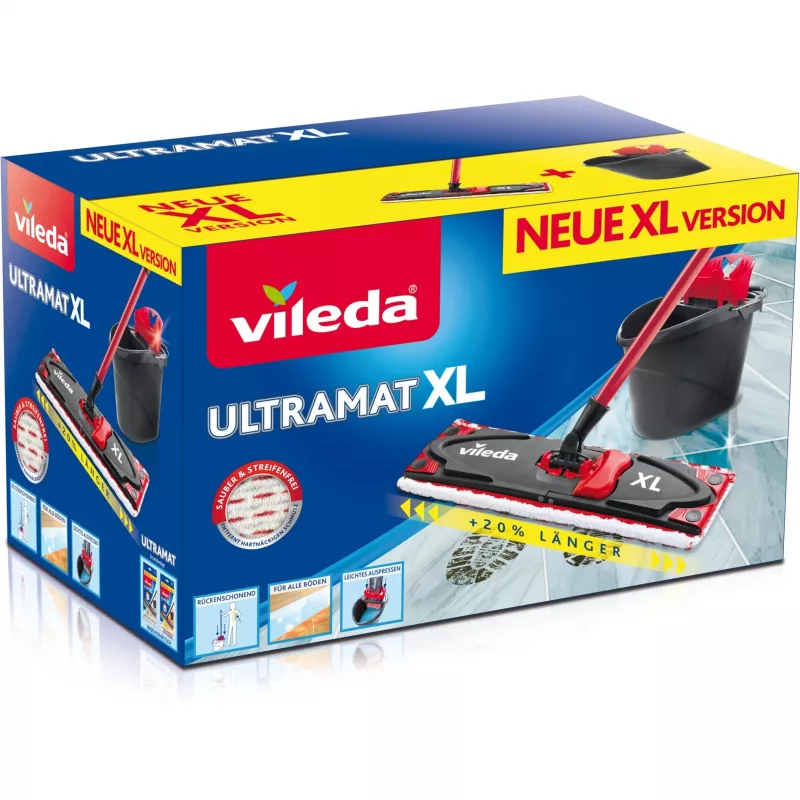 VILEDA Ultramat XL 161035 lavapavimenti universale per pulizia a umido e a secco