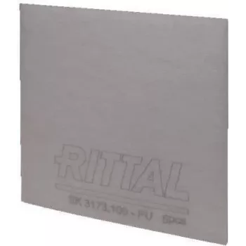 Componente per sistema di raffreddamento computer Rittal 3173.100 — pannello in fibra, grigio, 289×289×17 mm, raffreddato ad aria