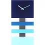 NeXtime orologio 2855bl Bold Stripes, 38x19 cm, da parete, blu