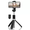 Treppiede MEDIA-TECH MT5542 selfie stick 2 in 1 regolabile in altezza leggero