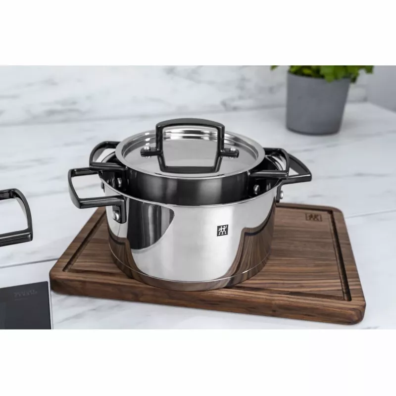 Zwilling BELLASERA set di pentole 5 pezzi, acciaio inox 18/10 (71160-005-0)