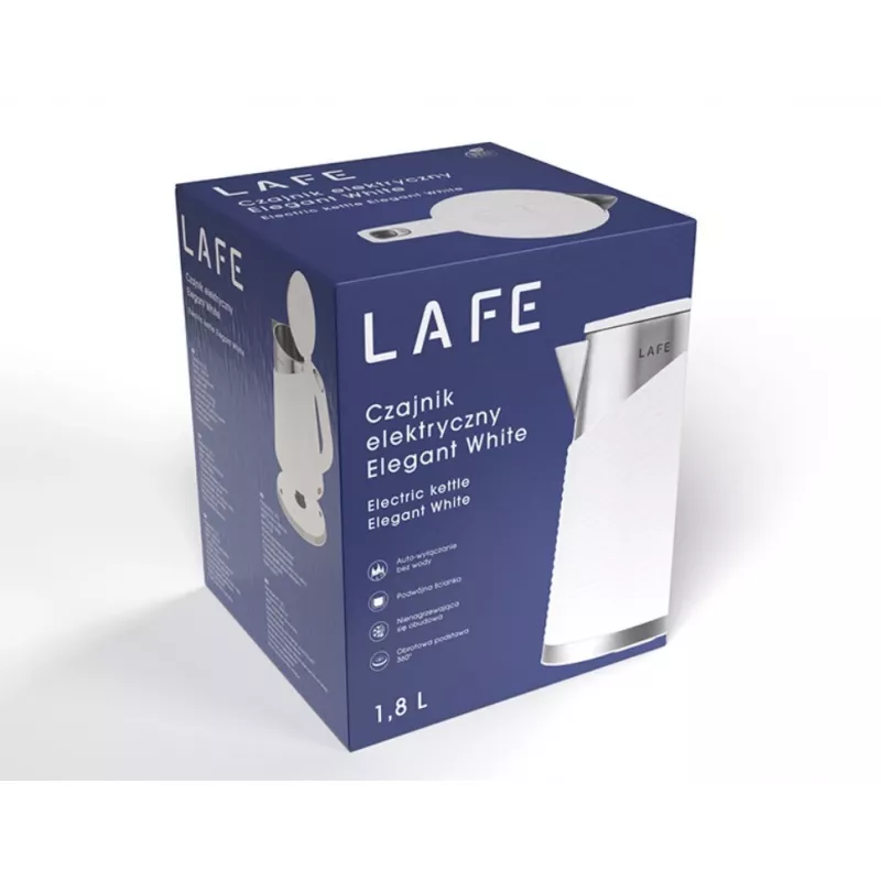 Bollitore elettrico LAFE 1,8L 2200W bianco