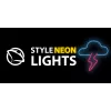 Luce neon MANTA SNL71BL Nuvola con fulmine Blu‑Rosa – insegna LED neon decorativa