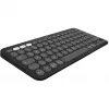 Logitech Pebble Keys 2 K380s - tastiera - wireless - Bluetooth LE - QWERTZ - tedesca - Tonal Graphite (920-011795)