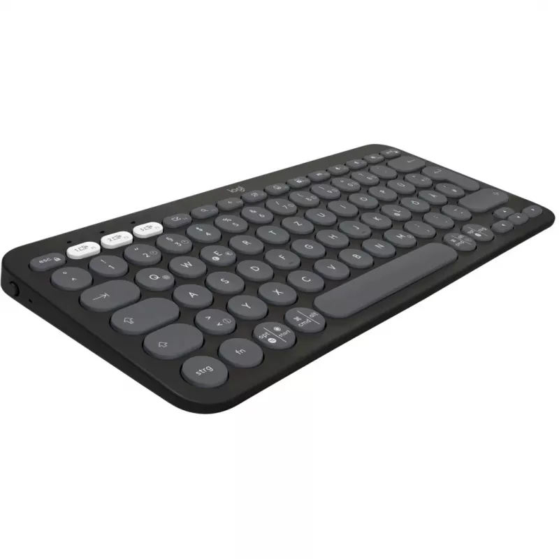 Logitech Pebble Keys 2 K380s - tastiera - wireless - Bluetooth LE - QWERTZ - tedesca - Tonal Graphite (920-011795)