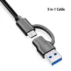 Hub USB 3.2 Gen1, 4x USB-A interruttore on/off