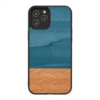 Custodia per cellulare man and wood per iPhone 12 Pro Max denim nero