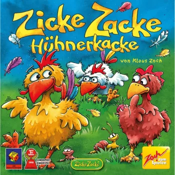 Zicke Zacke Chicken Cha Cha Cha, gioco da tavolo Gioco per bambini dell'anno 1998