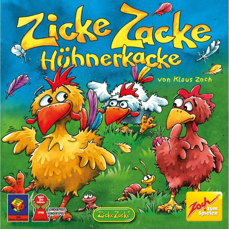 Zicke Zacke Chicken Cha Cha Cha, gioco da tavolo Gioco per bambini dell'anno 1998