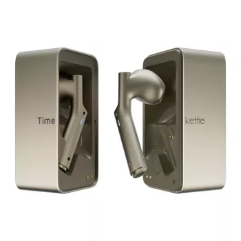 Traduttore in-ear Timekettle W4 AI Gold — auricolari per interpretariato simultaneo