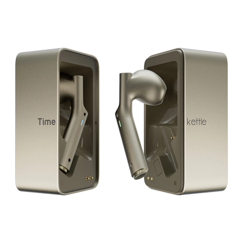 Traduttore in-ear Timekettle W4 AI Gold — auricolari per interpretariato simultaneo