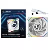 Lian Li UNI FAN SL Wireless LCD 120 Reverse Blade ventola per case, ARGB, PWM, 120 mm, bianca