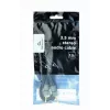 Cavo audio Gembird 3,5 mm maschio–maschio, 1,5 m, contatti dorati, nero