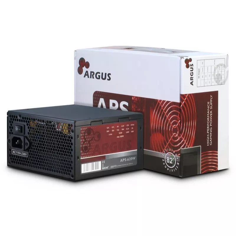 Alimentatore Inter-Tech Argus APS 620 W 20+4 pin ATX ATX nero