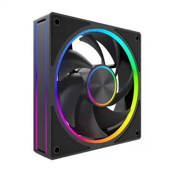 Ventola per case MODECOM VOLCANO LOOP 120 ARGB, 120 mm, PWM, 400–1400 giri/min, nero
