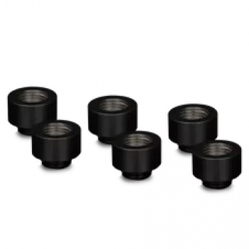 Thermal Grizzly DeltaMate Extender MF10 – raccordo per raffreddamento a liquido, nero, 6 pz. (TG-DM-FIT-6006)