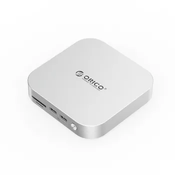 Adattatore per slot M.2 NVMe ORICO M49P-EU-SV-BP — USB-C 10 Gbit/s, case in metallo