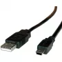 Cavo USB 2.0 ROLINE, Type-A - Mini 5 pin 0,8m (11.02.8708)