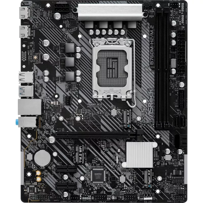 Scheda madre ASRock B760M-H2/M.2 DDR5 LGA1700 Micro-ATX