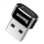 Adattatore convertitore Baseus da connettore maschio USB a connettore femmina Type-C nero