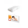 Cuscino ortopedico MDH Qmed Standard Plus design contoured per supporto del collo, densità schiuma 55 kg/m³, 500×330 mm, profondità 12 cm, ecru