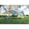 Gazebo Event Shelter Pro L 3,65 x 3,65 m grigio chiaro verde