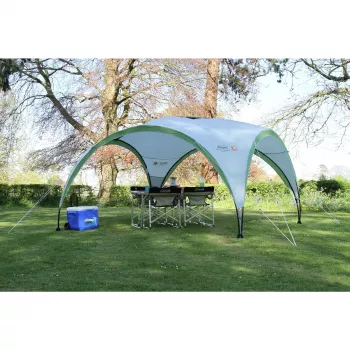 Gazebo Event Shelter Pro L 3,65 x 3,65 m grigio chiaro verde