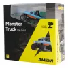 Monster Truck radiocomandato Amewi DieCast 1:64 RTR, blu/arancione
