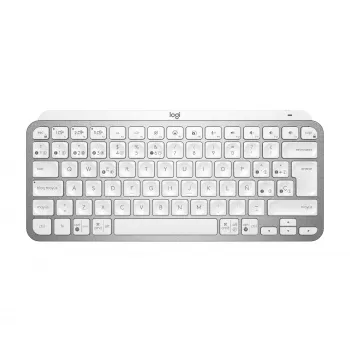 Mxkeys Mini tastiera wireless illuminata grigio chiaro - Esp - Mediter
