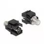 Modulo keystone connettore maschio IEC a connettore femmina F nero DeLOCK 86856