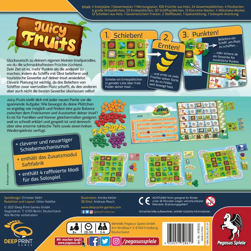 Deep Print Games: Juicy Fruits, gioco da tavolo