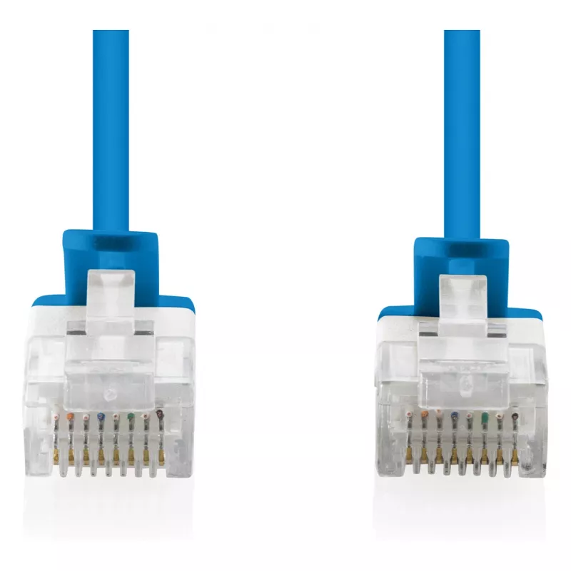 Cavo patch CAT6 U-UTP sottile 1 m, blu, DIGITUS (10 pz.)