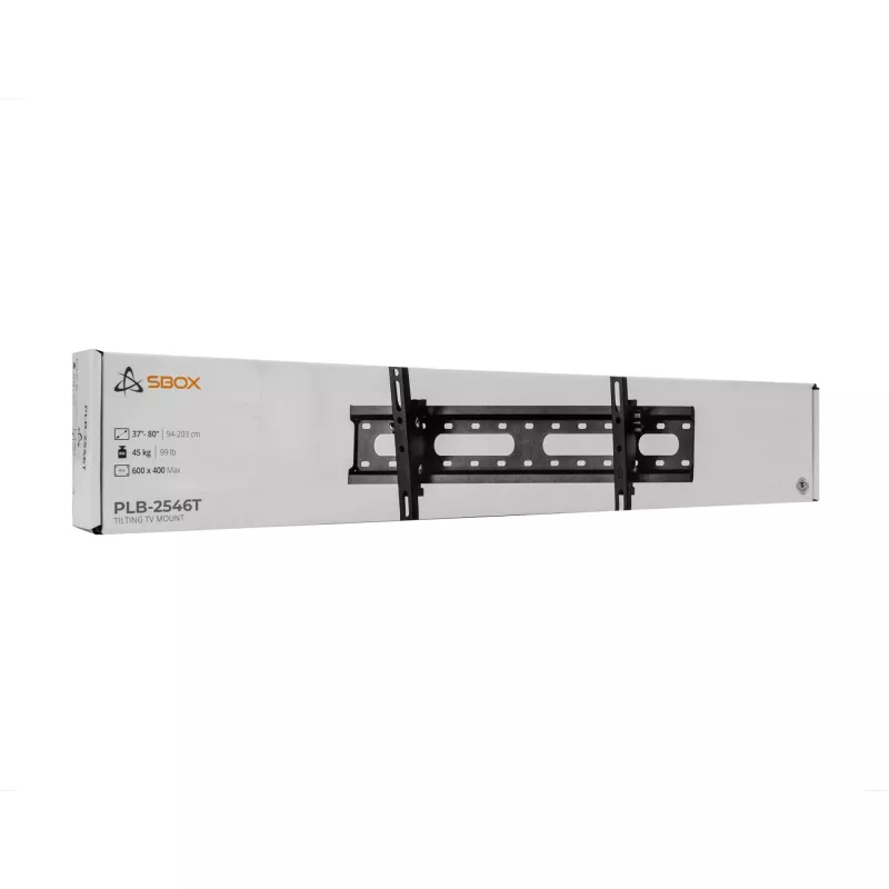 Supporto SBOX PLB-2546T-2 per display 37–80 pollici, capacità 45 kg, VESA 600×400 mm
