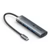 Vention Hub USB-C 5-in-1 100W PD 5Gbps 4K@60Hz