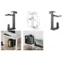 LogiLink supporto per PC per montaggio sotto scrivania o a parete, nero (EO0073)