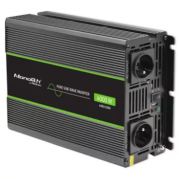 Qoltec Monolith Adattatore/convertitore di corrente auto 4000 W Nero
