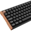 Keychron K2 HE (nero/legno, layout DE, Gateron Double-Rail Magnetic Nebula, telaio in alluminio)