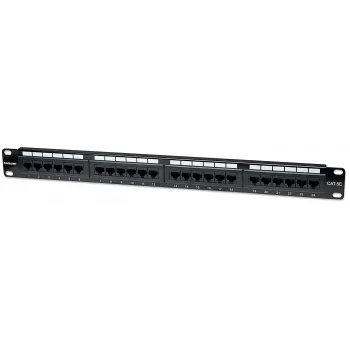 Intellinet patch panel, Cat5e, UTP, 24 porte, 1HE, nero, IEEE 802.3, IEEE 802.3ab, IEEE 802.3u, 10/100/1000Base-T(X), Gigabit Ethernet, RJ-45, oro, Cat5e