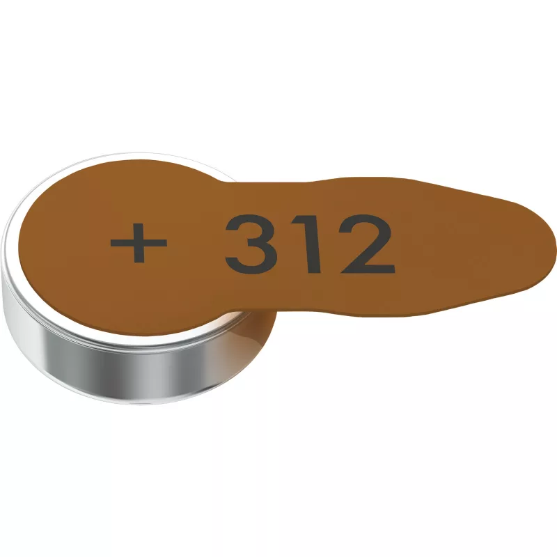 Varta 24607101416 batteria per apparecchio acustico taglia 312 PR41, zinco-aria, 1,45 V, 6 pz.