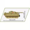 Kit di costruzione Cobi Tiger I 131 — 144 pezzi, età consigliata 6+, verde