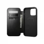 Custodia folio Nomad Modern Leather per iPhone 17 Pro Max MagSafe — pelle Horween, nero