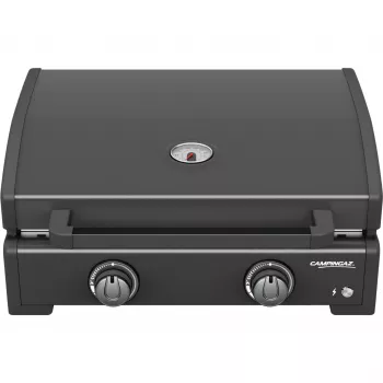 Plancha a gas Campingaz Onyx 2 2217205 — plancha a 2 fuochi con piastra in ghisa