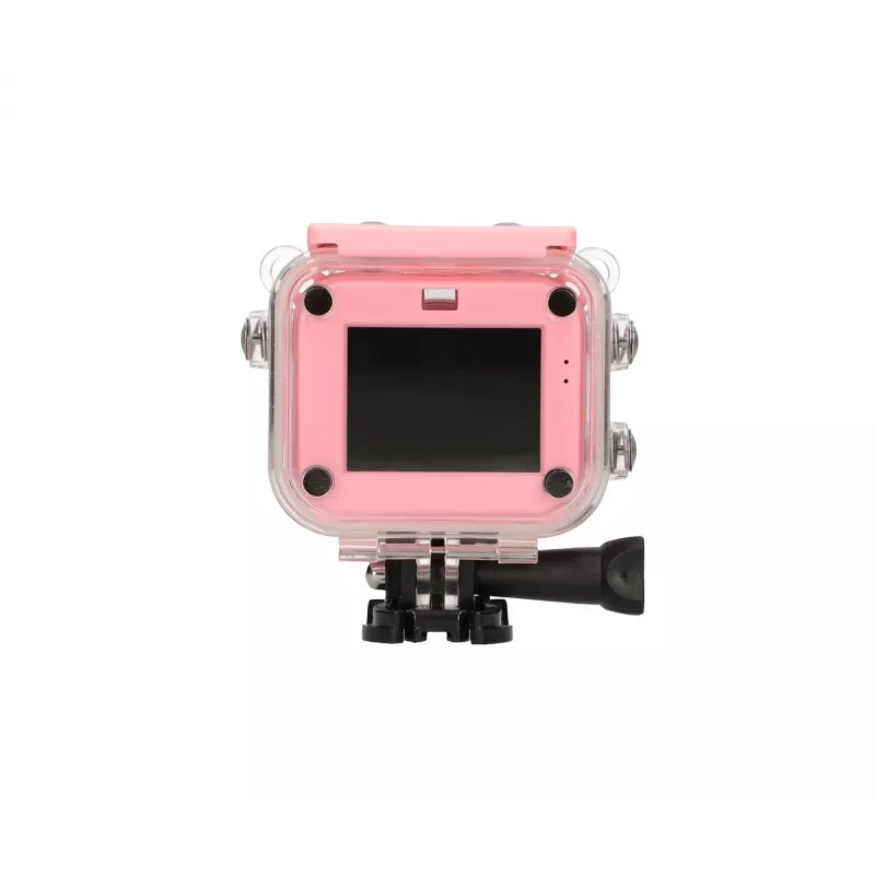 Action cam digitale per bambini Extralink H18 rosa – IP68, 1080p, schermo da 2