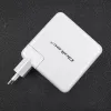 Qoltec caricabatterie GaN FAST 108W | 5-20V | 3-4.7A | USB C | bianco
