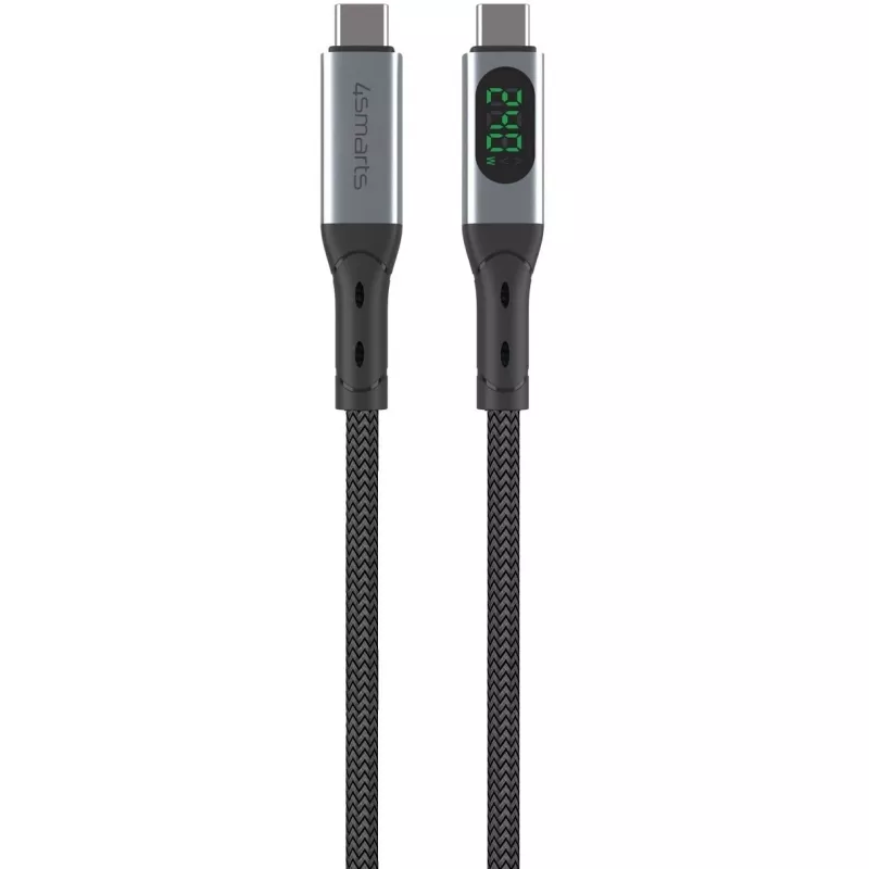 Cavo USB 4smarts 541438 USB4 Gen 2x2 1,5 m USB-C nero grigio